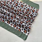 Leopard Printed Cotton - Forest Green