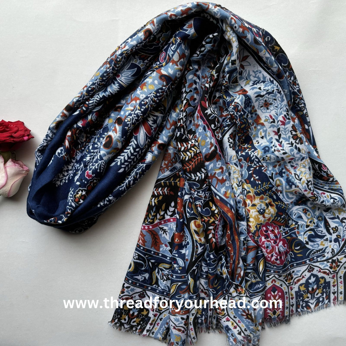 Persian Printed Cotton - Blue