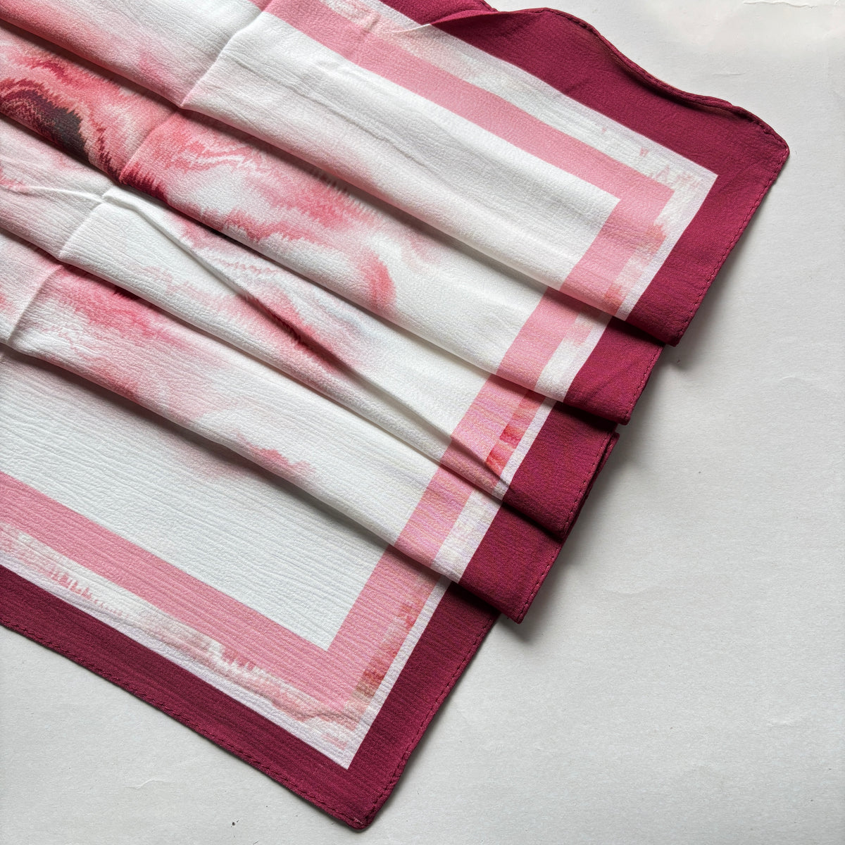 Butter Silk Hijab - Rani Pink