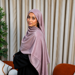 Premium Satin Hijab -Dusty Rose