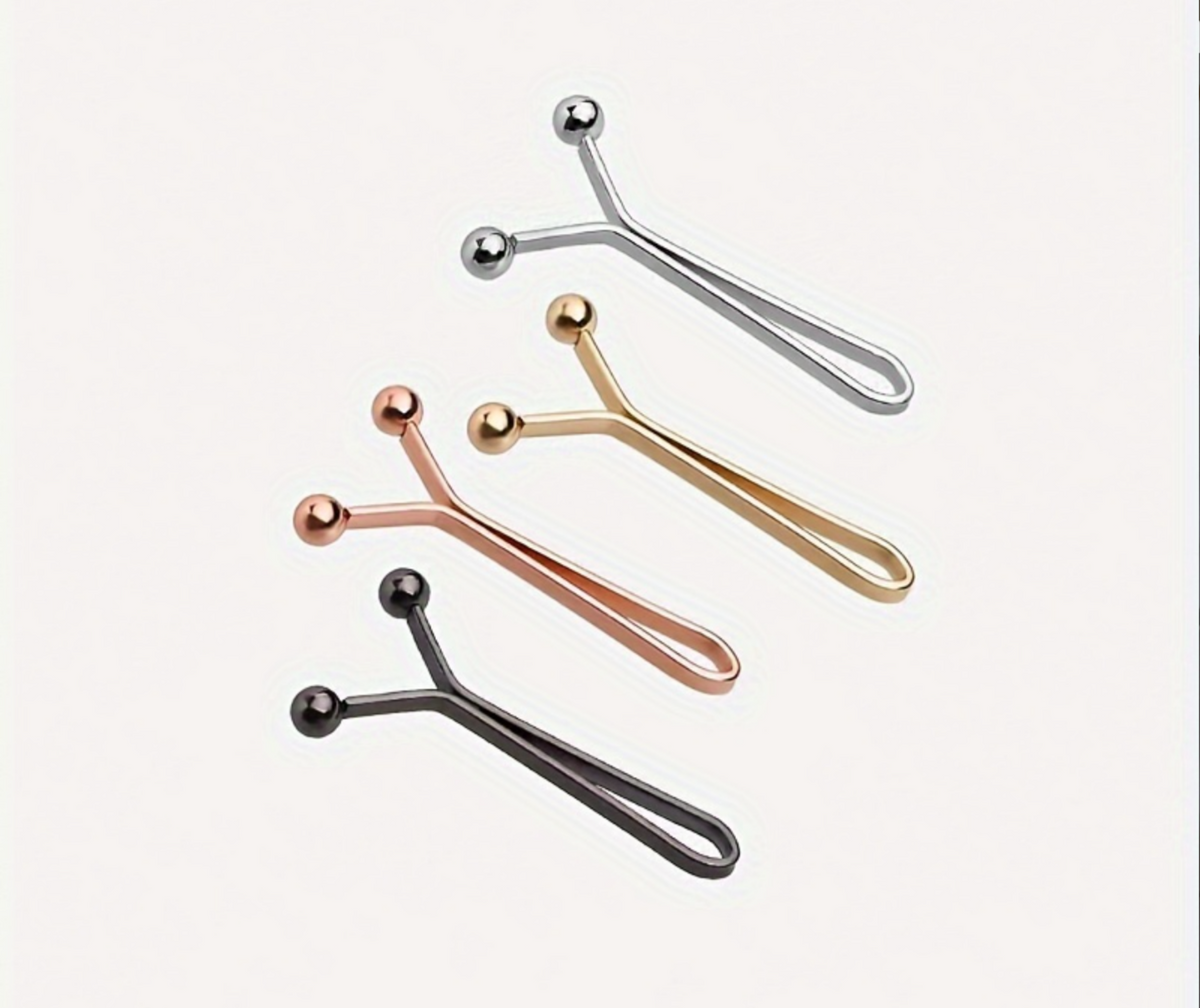 Metallic Loop Hijab Pins -Set of 4