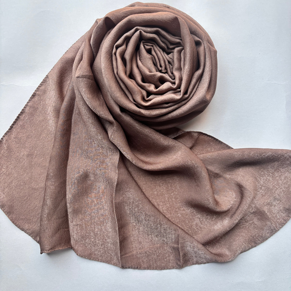 Premium Satin Hijab - True Grey