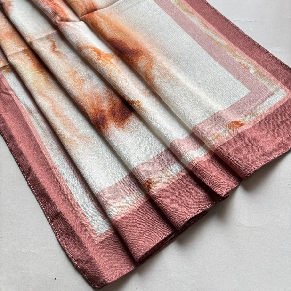 Butter Silk Hijab - Coral Pink