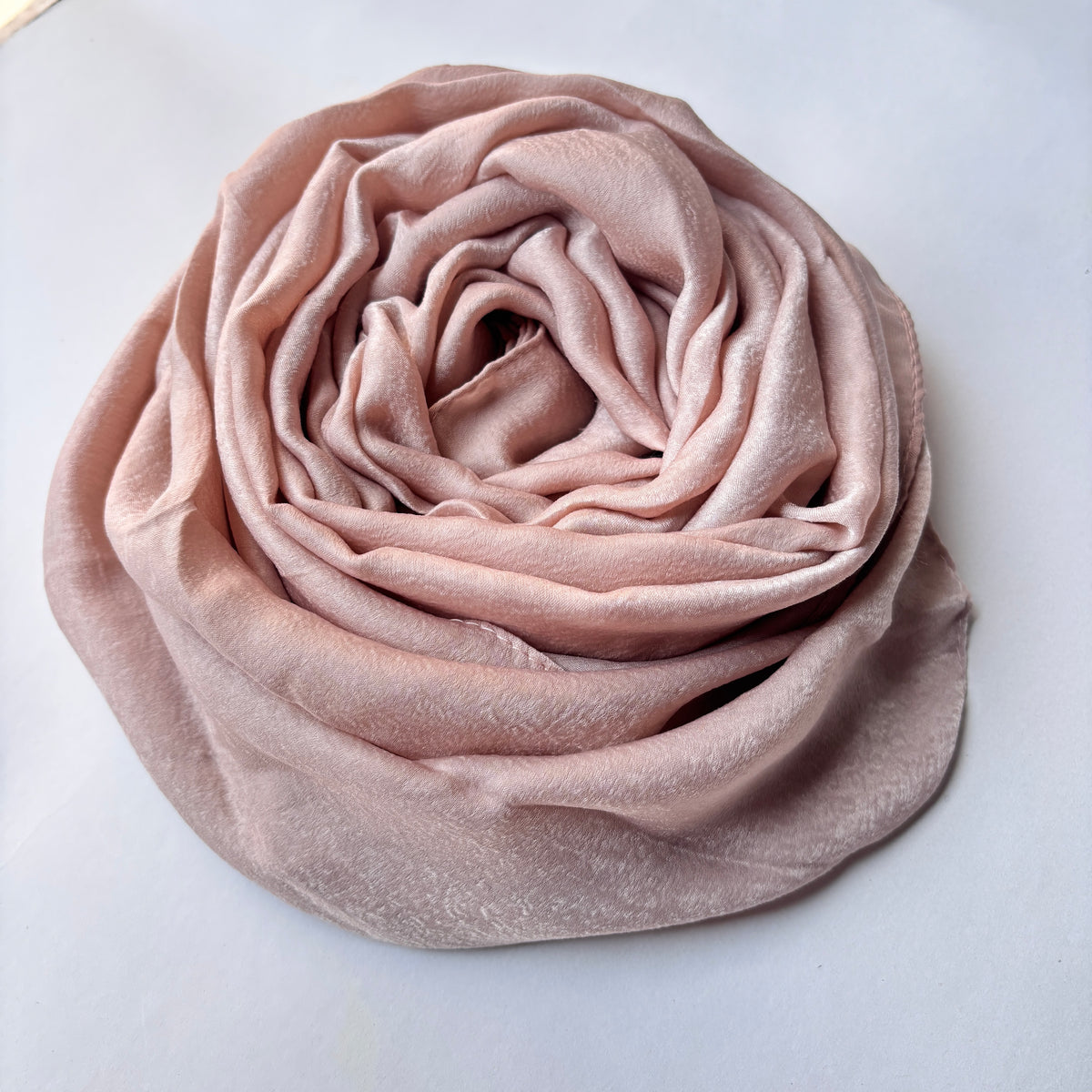 Premium Satin Hijab - Mauve Pink