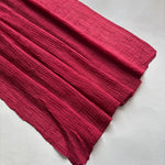 Feather Cotton Hijab - Red