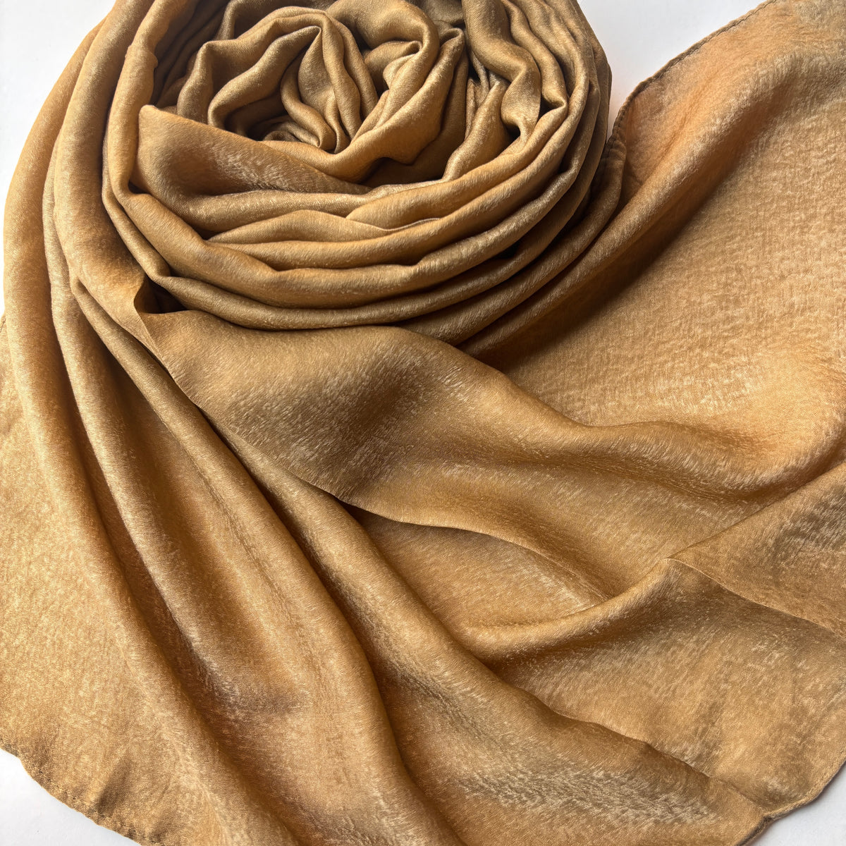 Premium Satin Hijab - Gold