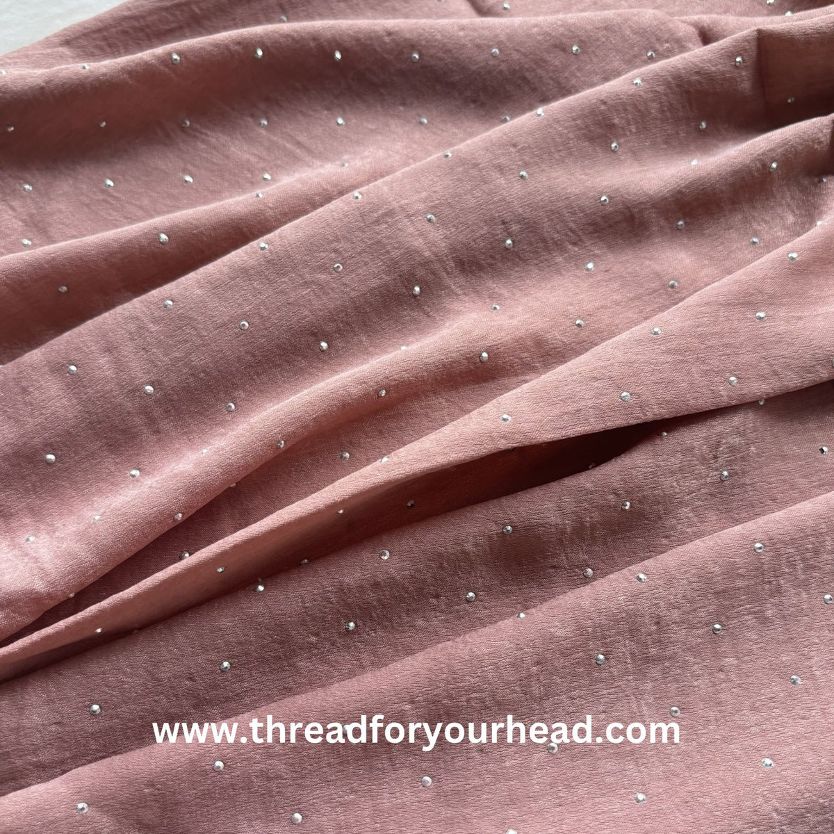 Deep mauve - bubble satin diamond