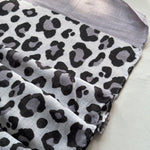 Leopard Printed Cotton - Steele