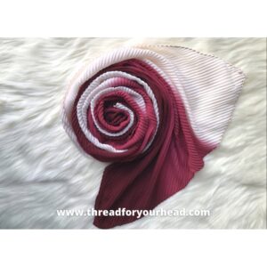 OMBRE PLEATED - ROSE